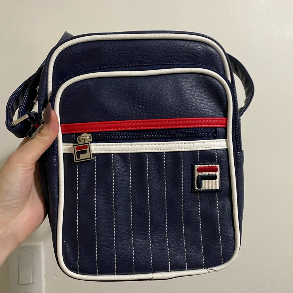 Fila leather crossbody bag